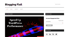 Desktop Screenshot of bloggingflail.com